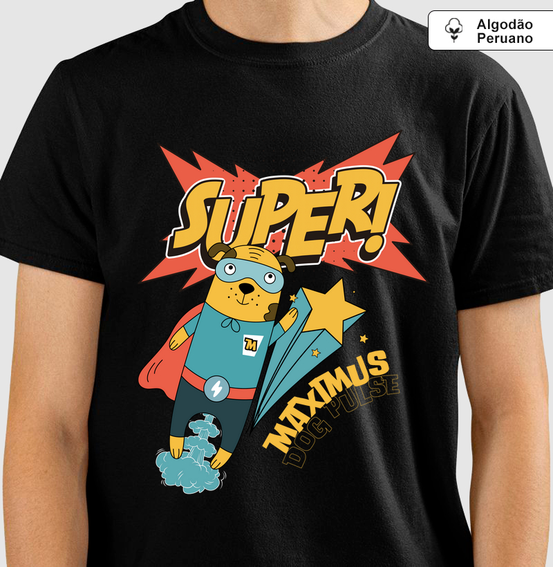 Camiseta Algodão Peruano Dog Pulse Maximus - SUPER