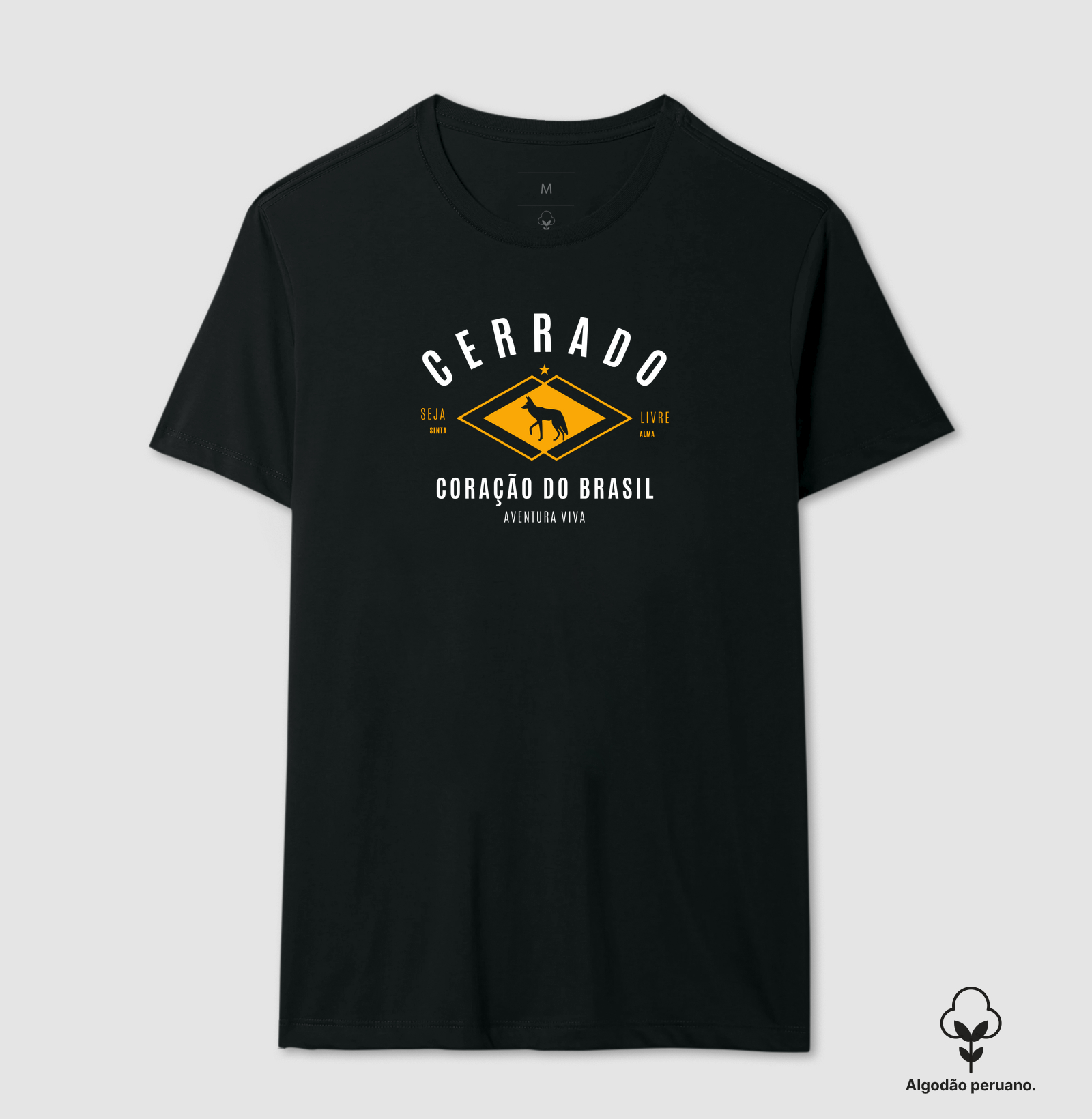 Cerrado - Coração do Brasil - Camiseta Algodão Peruano