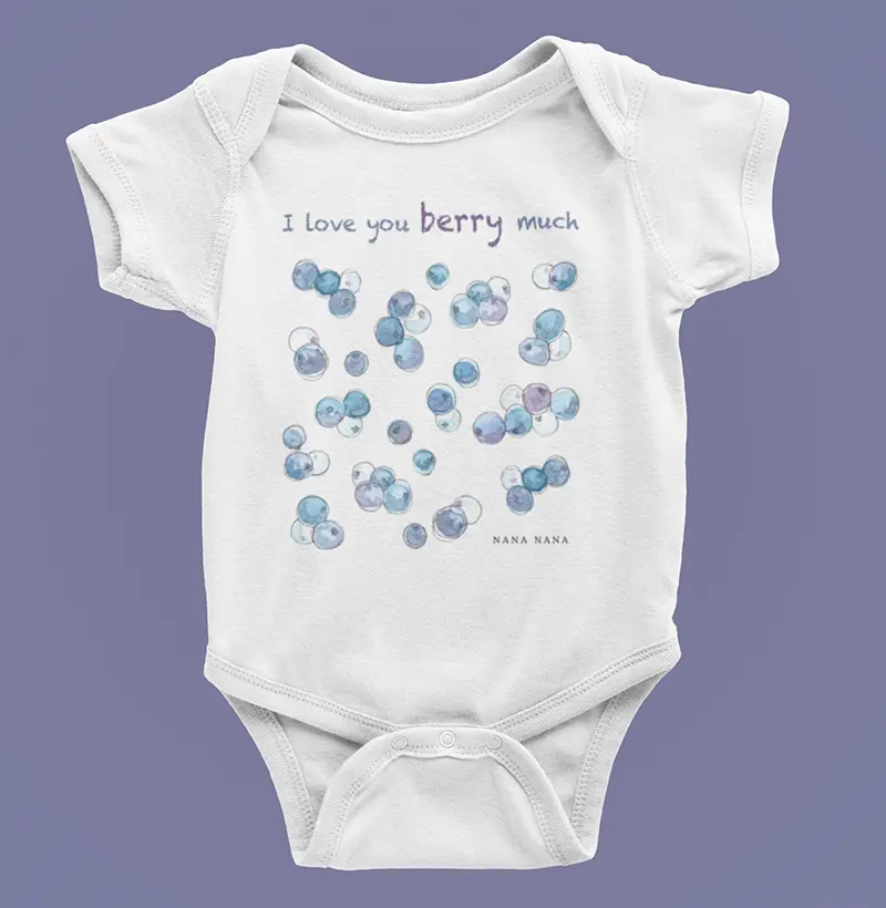 I love you berry much - Blueberry