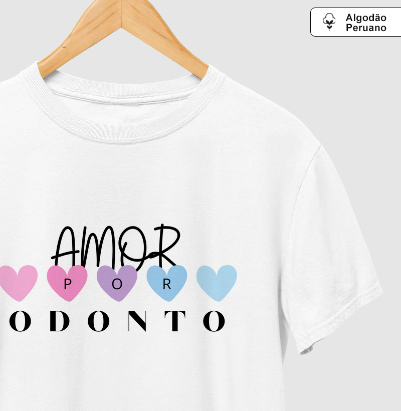 Tee "Amor por Odonto" Código MIN02005