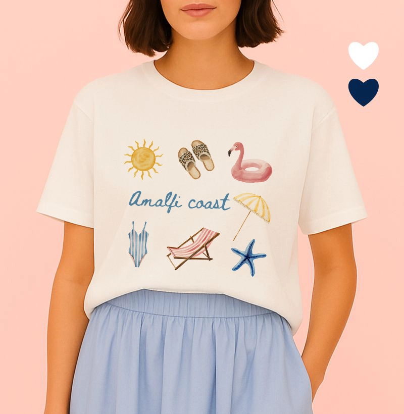 Camiseta Feminina Verão europeu