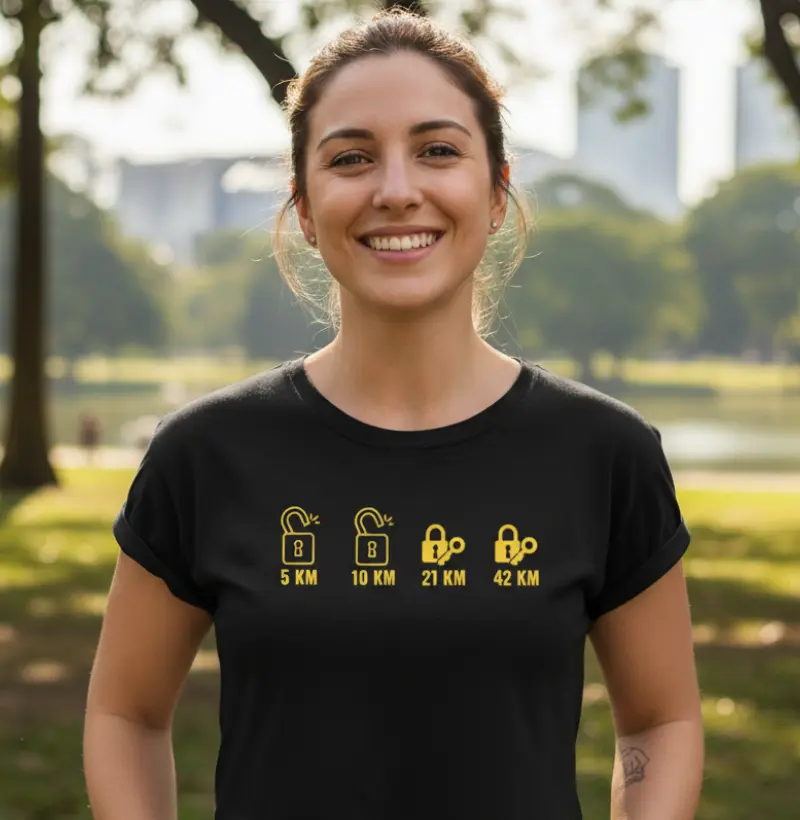 Cadeados 10km amarelo