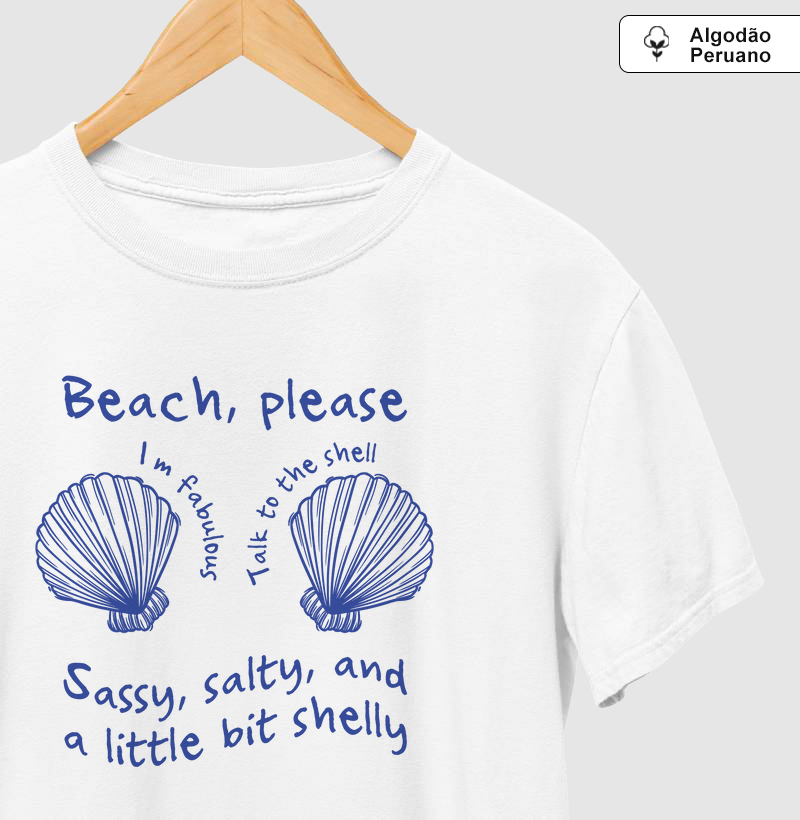 Camiseta Algodão Peruano Beach
