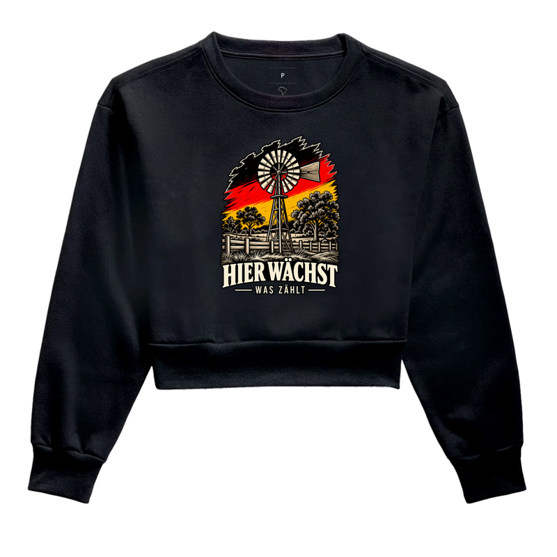 Hier wächst, was zählt - Cropped Moletom