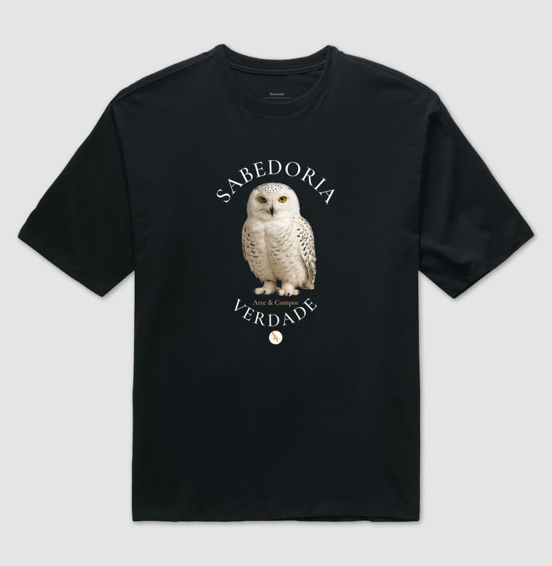 Camiseta Autoral: O Olhar de Atena