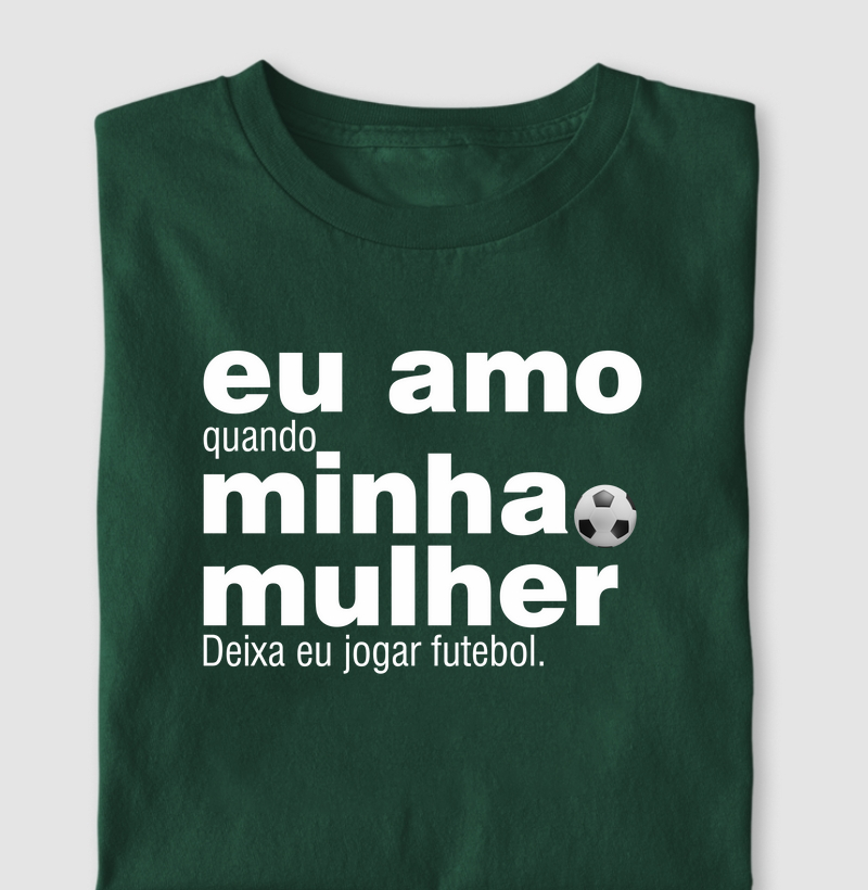 Camiseta Minha Mulher Deixou