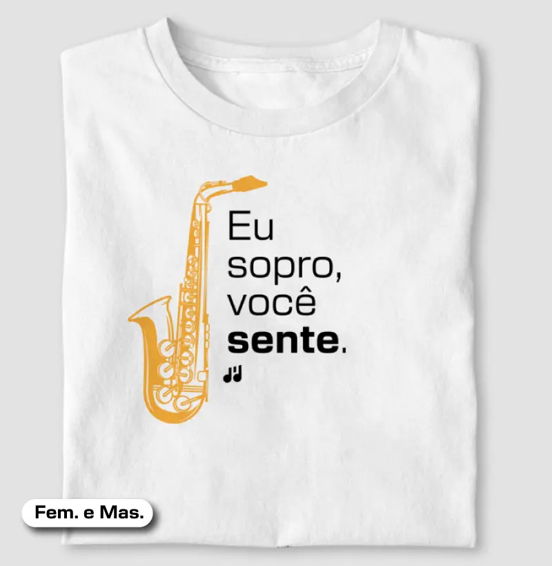 Eu sopro, você sente.