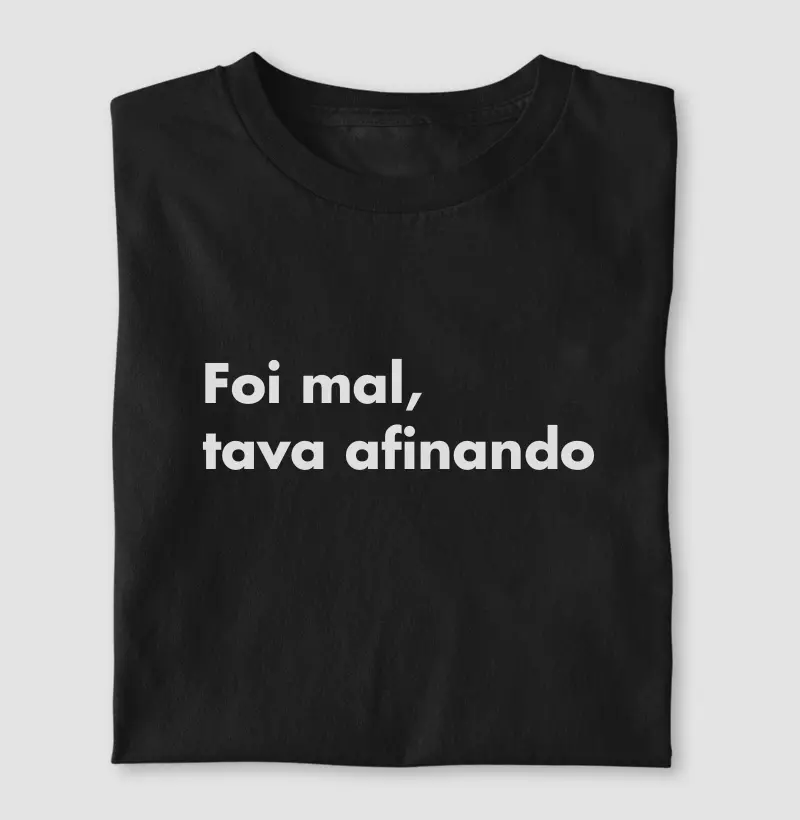 Foi mal, tava afinando