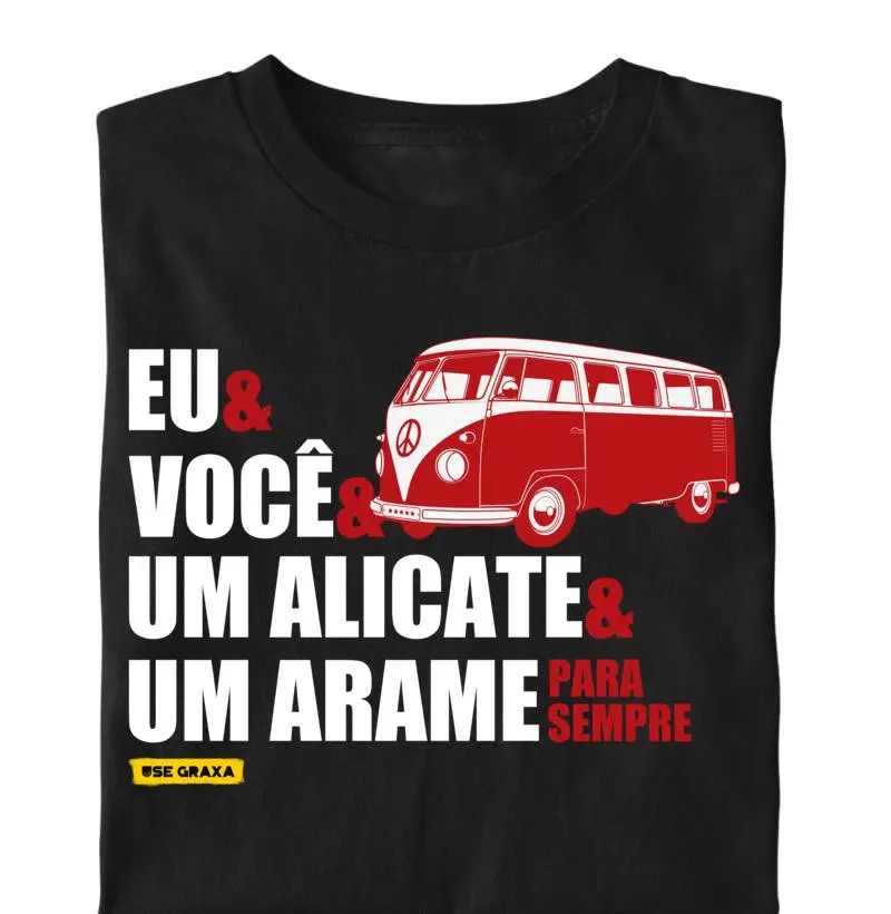 Eu e Você Para Sempre Kombi Vermelha e Branca