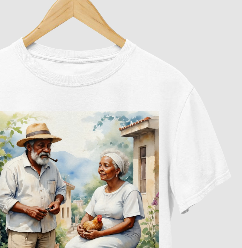 Camiseta - Casal de Pretos-Velhos - Imagem 1
