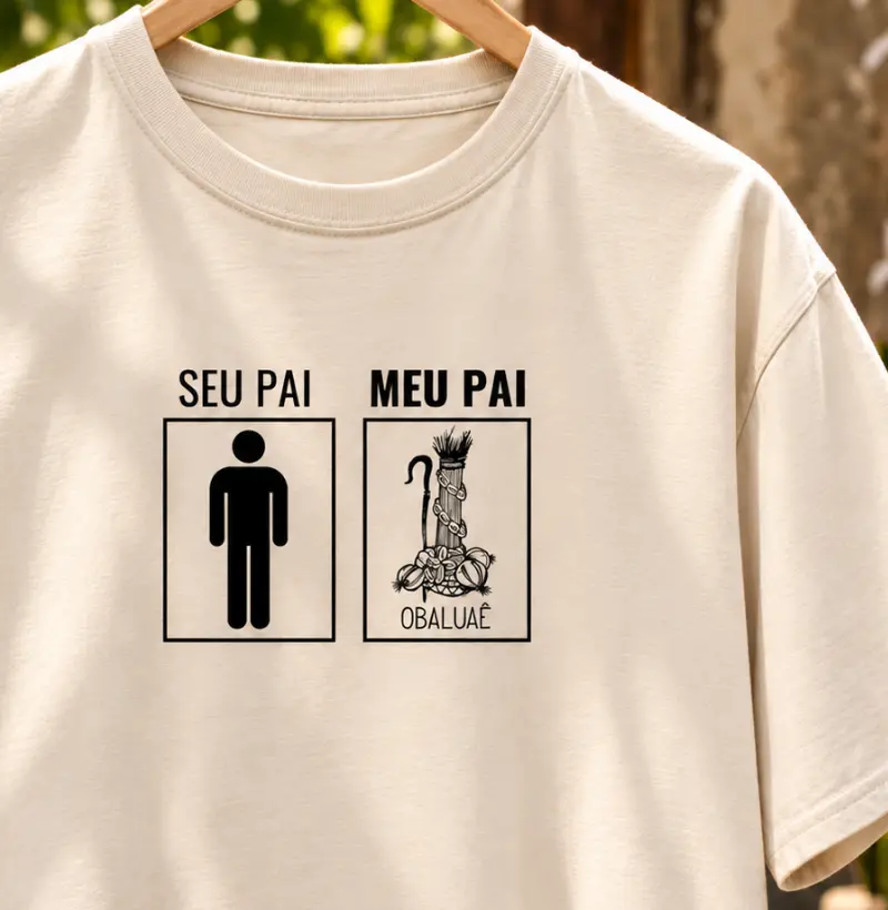 MEU PAI OBALUAÊ - Camiseta Oversized