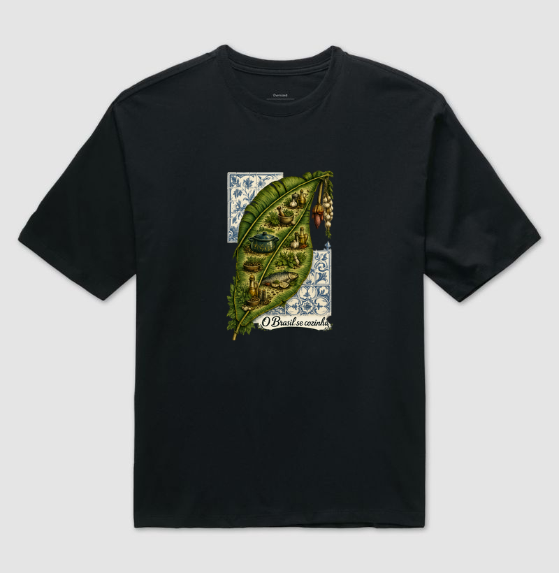 Folha de bananeira - Camiseta Oversized