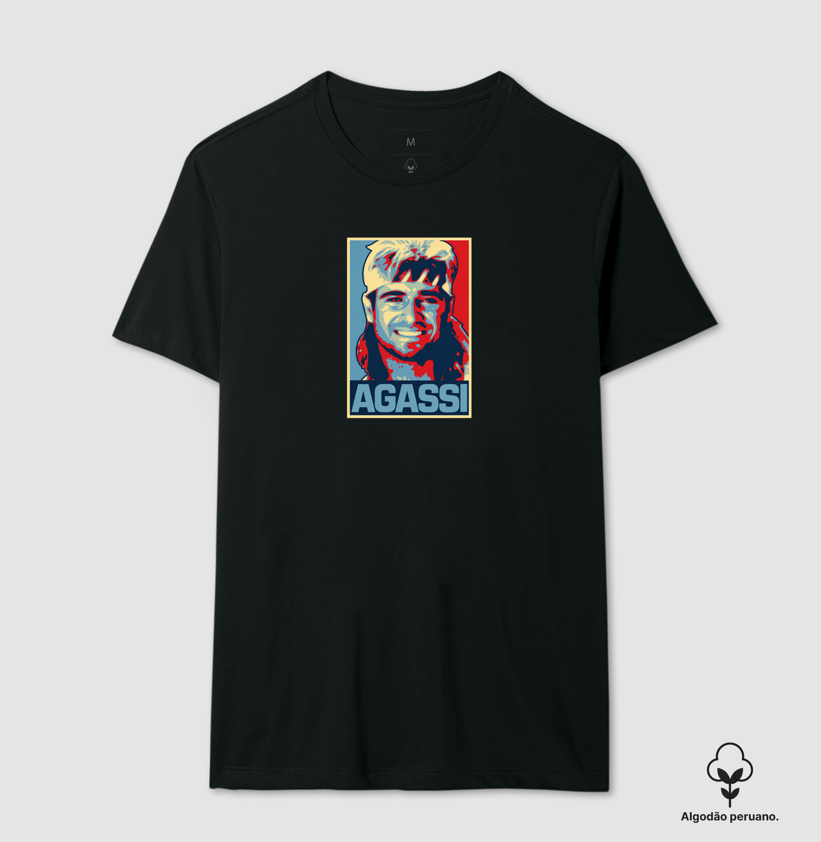 AGASSI - Camiseta Algodão Peruano