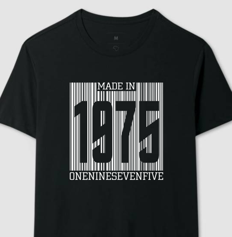 Camisa Made in Barras 1975