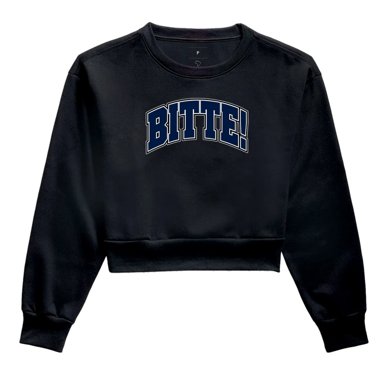 Bitte! - Cropped Moletom