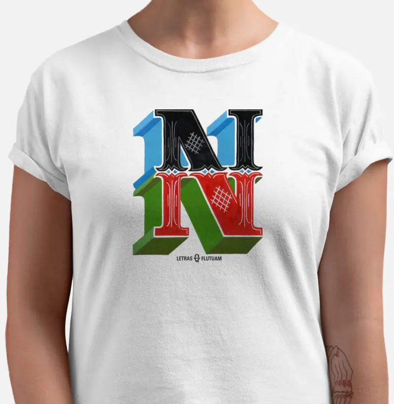 Camiseta Letra N
