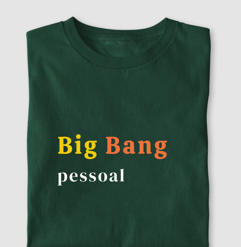 Camiseta big bang pessoal