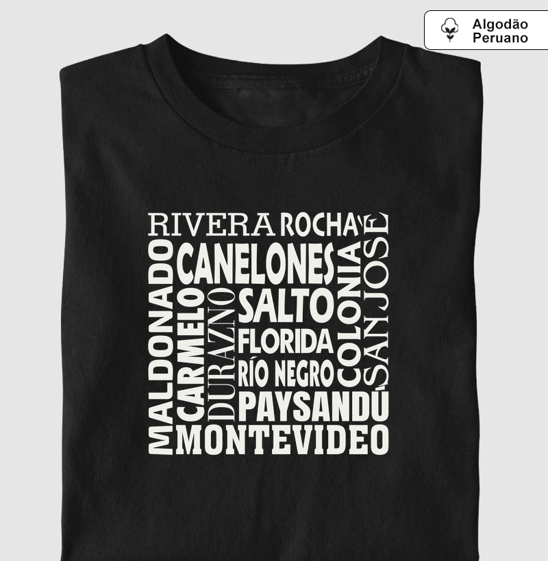 Wine Origins - Uruguai - Camiseta Algodão Peruano