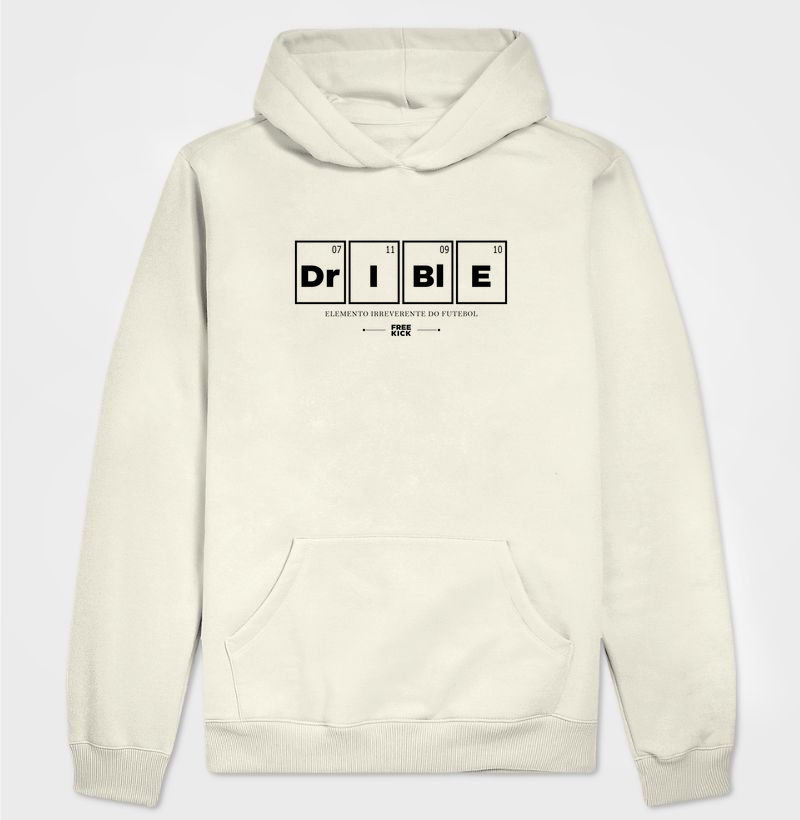 MOLETOM FREE KICK DRIBLE LOGO PRETO