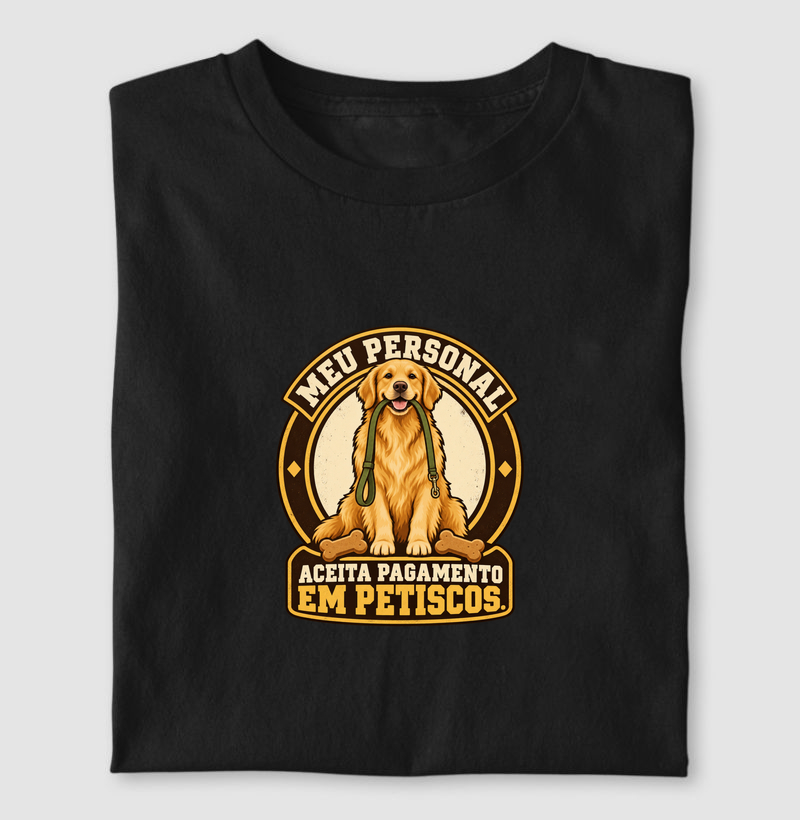 Meu personal aceita pagamento em petiscos.