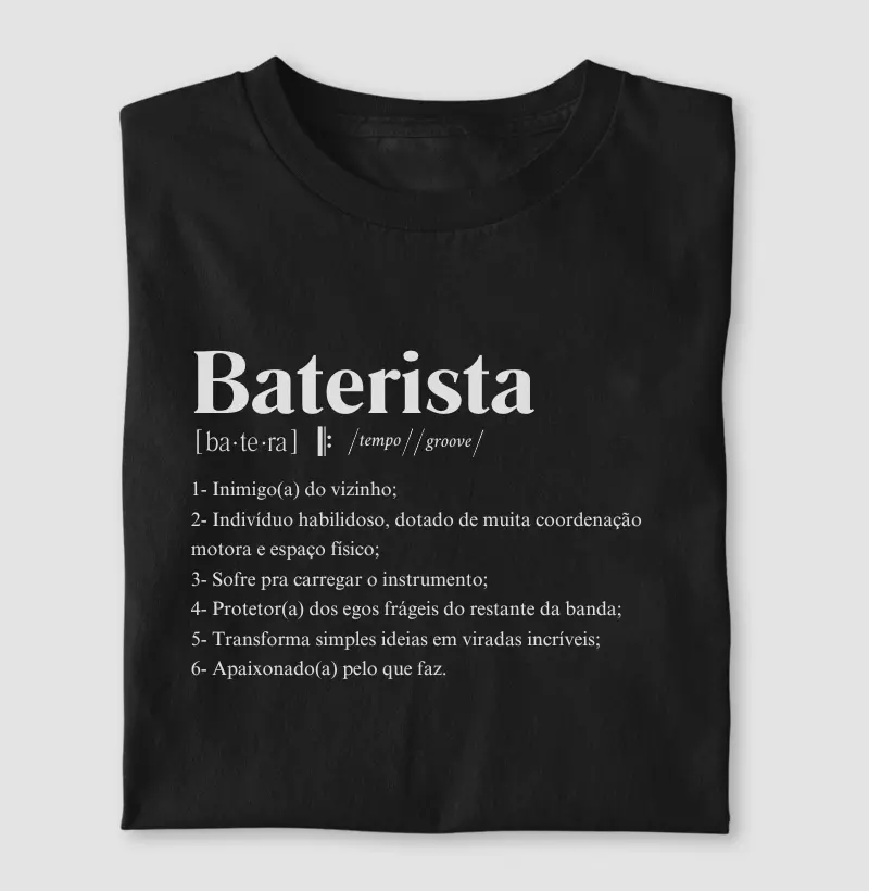 Definição Baterista