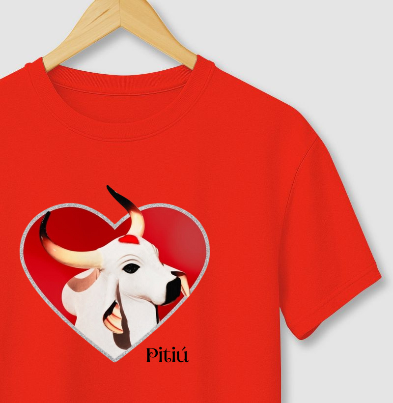 Camiseta vermelha - Coração de Boi – Pitiú