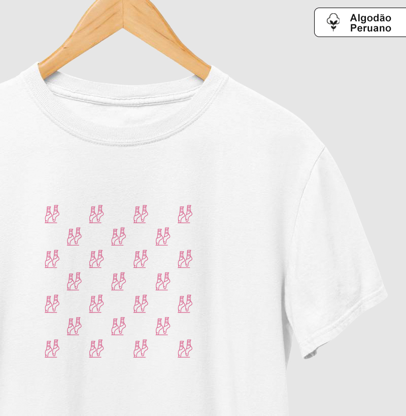 Sonho de muitas sapatilhas de ponta rosas