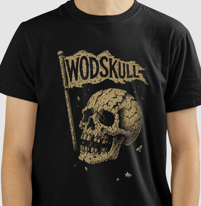Camiseta Wodskull Old Flag