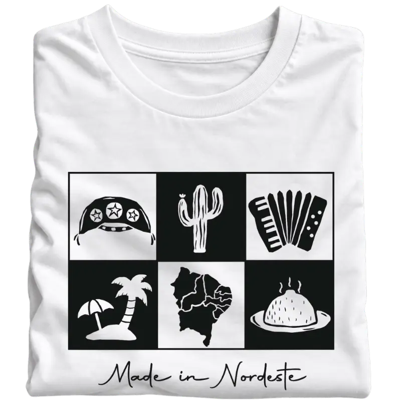 Camiseta Made in Nordeste - Orgulho Maranhense | Oxente Wear