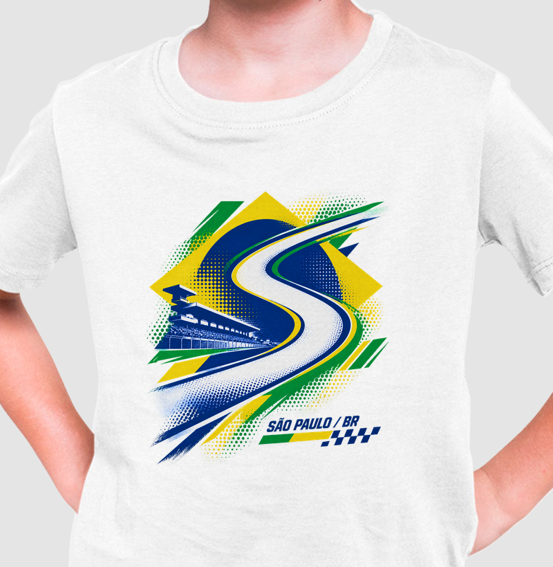 S de Interlagos - Camiseta Infantil
