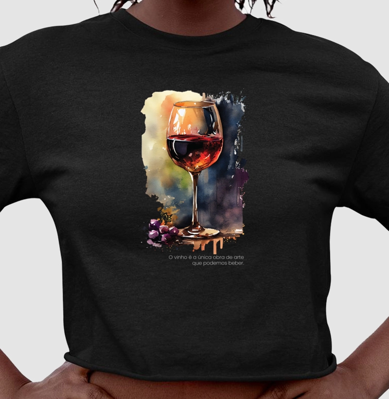 O Vinho é a única obra de arte que podemos beber 
