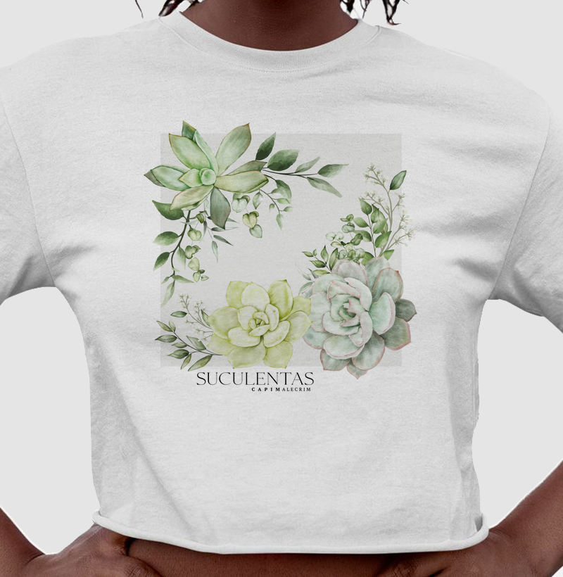 T-shirt Rosa de Pedra