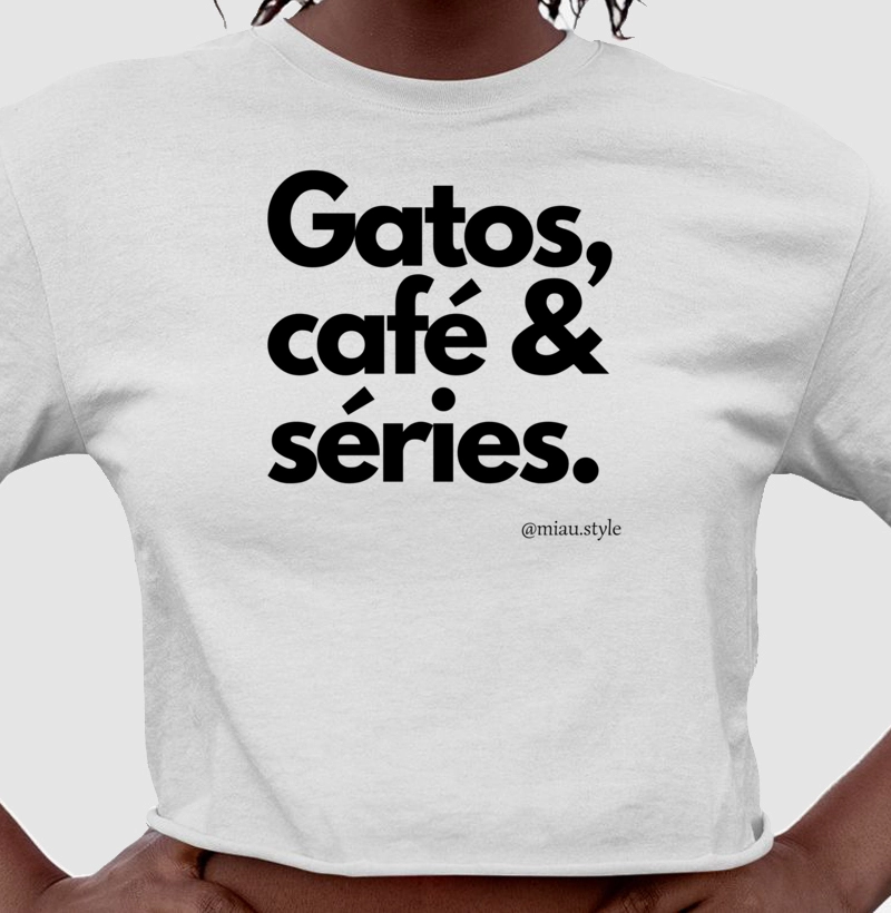 Gatos, café & séries