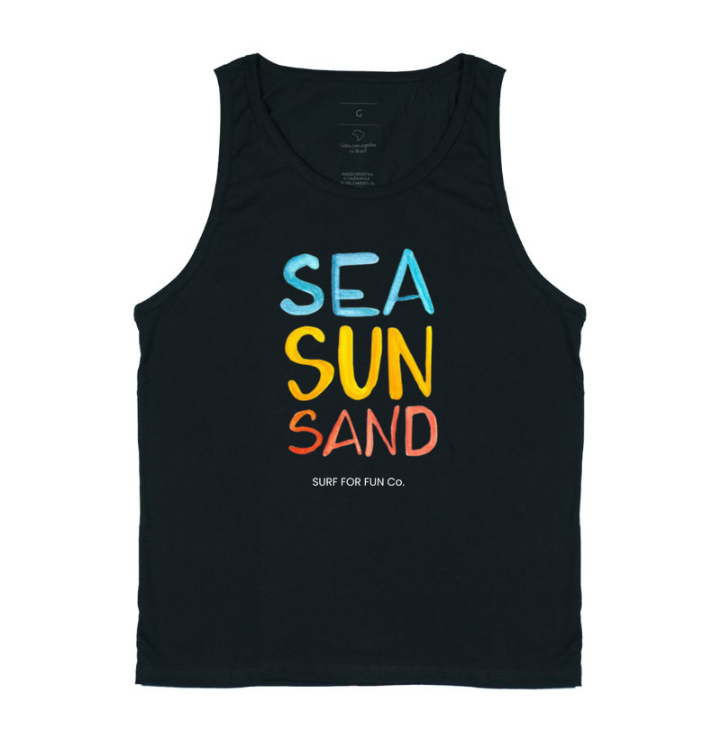 Camiseta Sea Sun Sand - Surf For Fun Wear