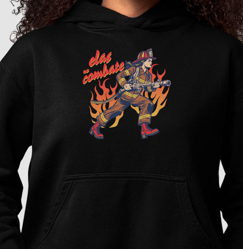 Elas no Combate - Moletom