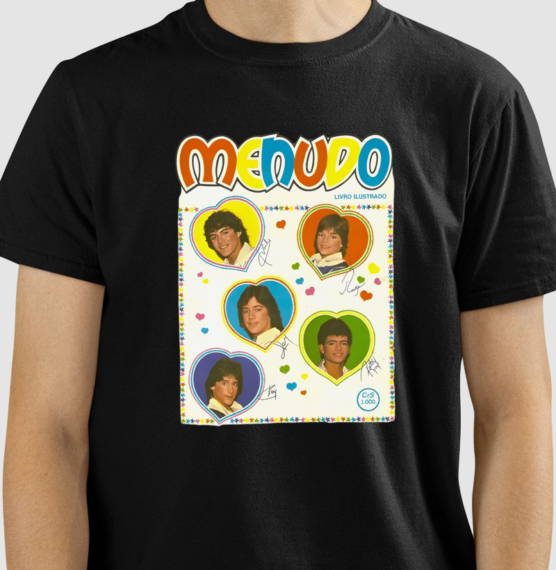 Camiseta Menudo Livro