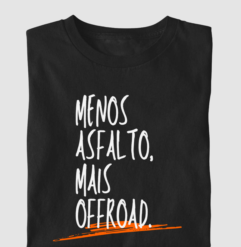 Menos asfalto, mais offroad
