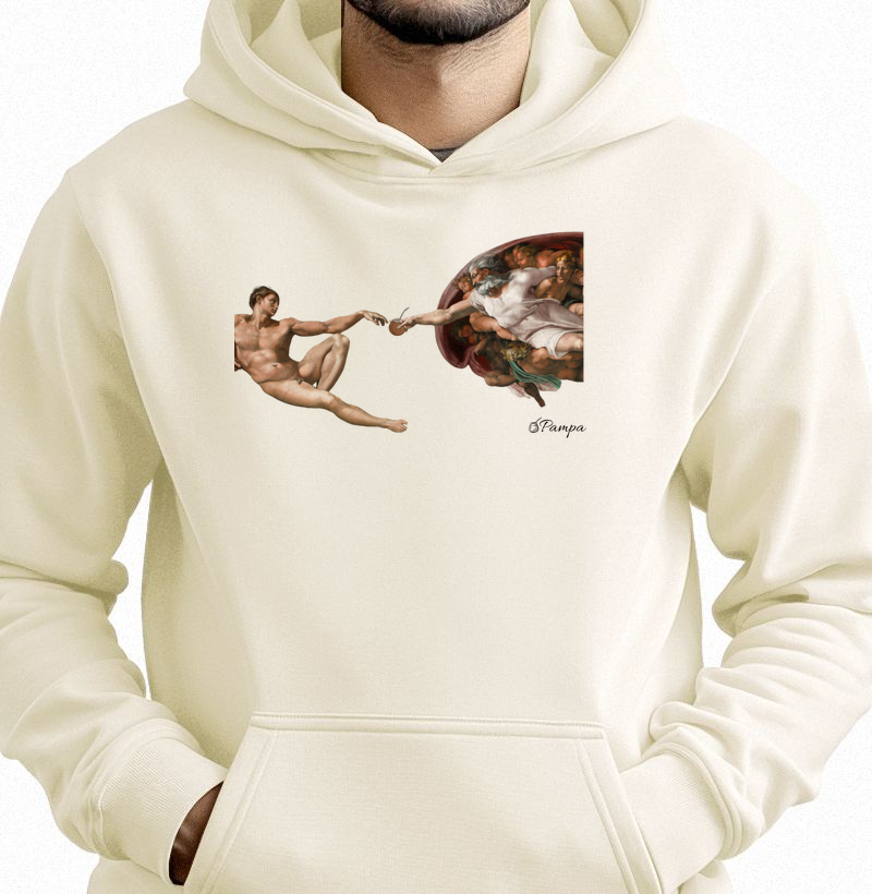 Moletom A criação do Mate (com capuz)