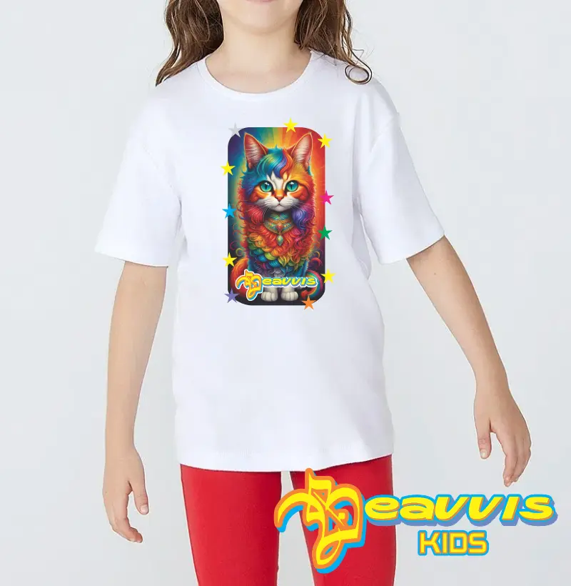 Camisa Gatinha Color KDS