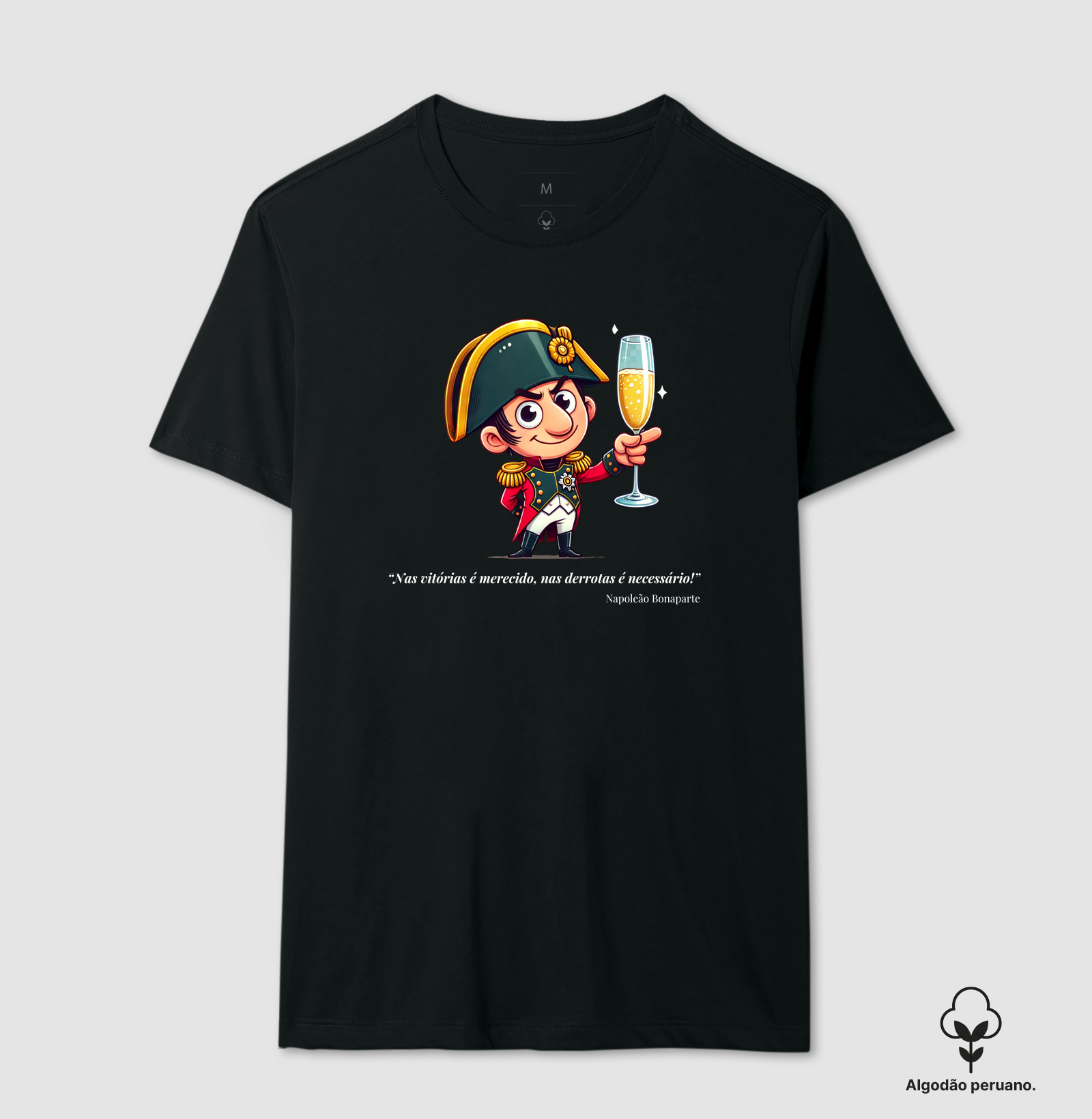 Camiseta Brindando com Napoleão