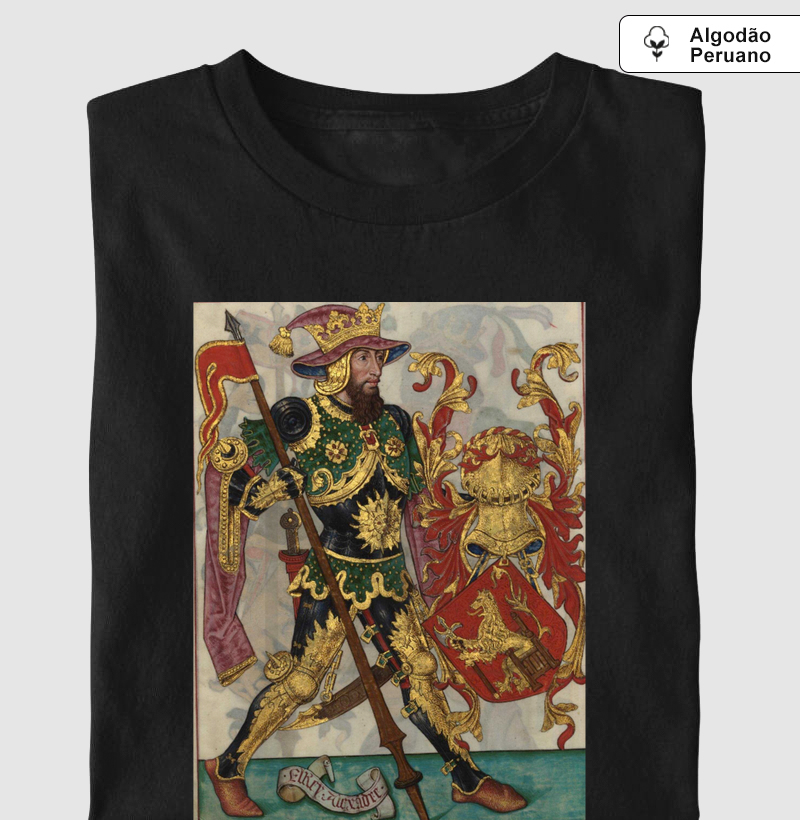 Camiseta Algodão Peruano Alexandre, o Grande – Livro do Armeiro-Mor, 1509