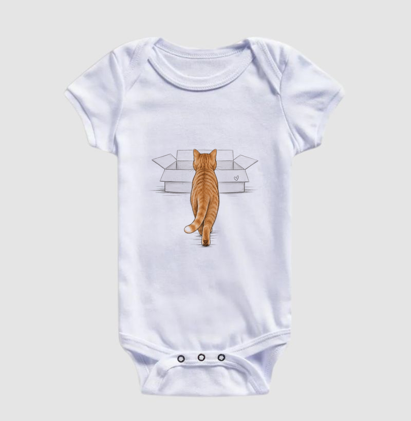 Lar, Doce Caixa - Body Infantil