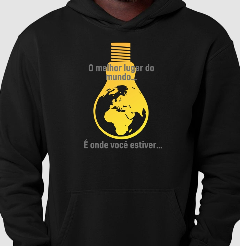 Moletom O Melhor Lugar