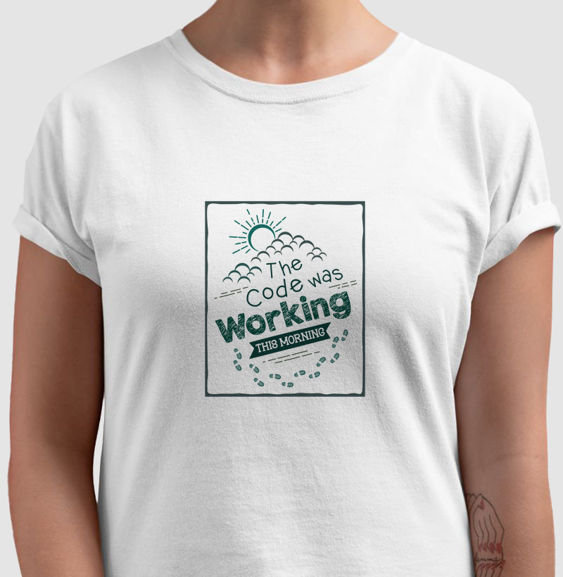 The code was working this morning - light