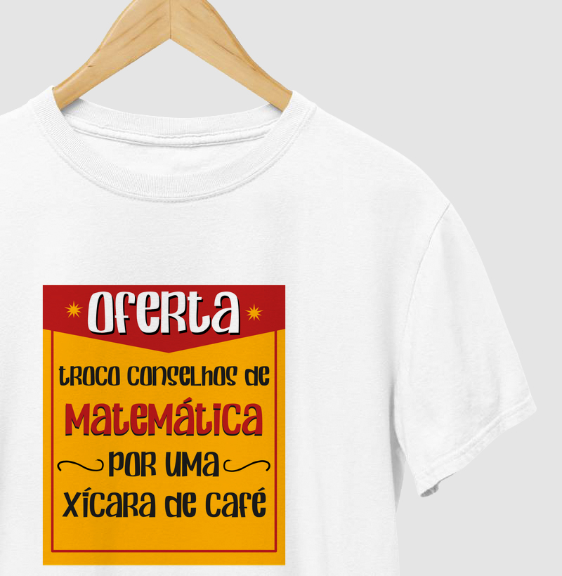 Troco conselho de Matemática por uma xícara de café.