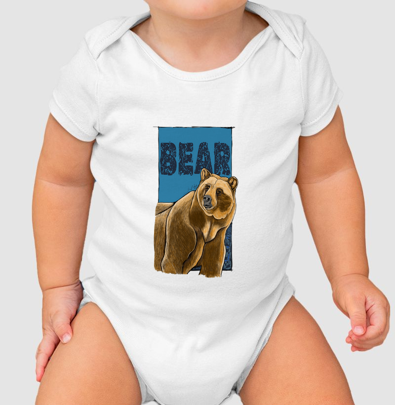Body Infantil Urso