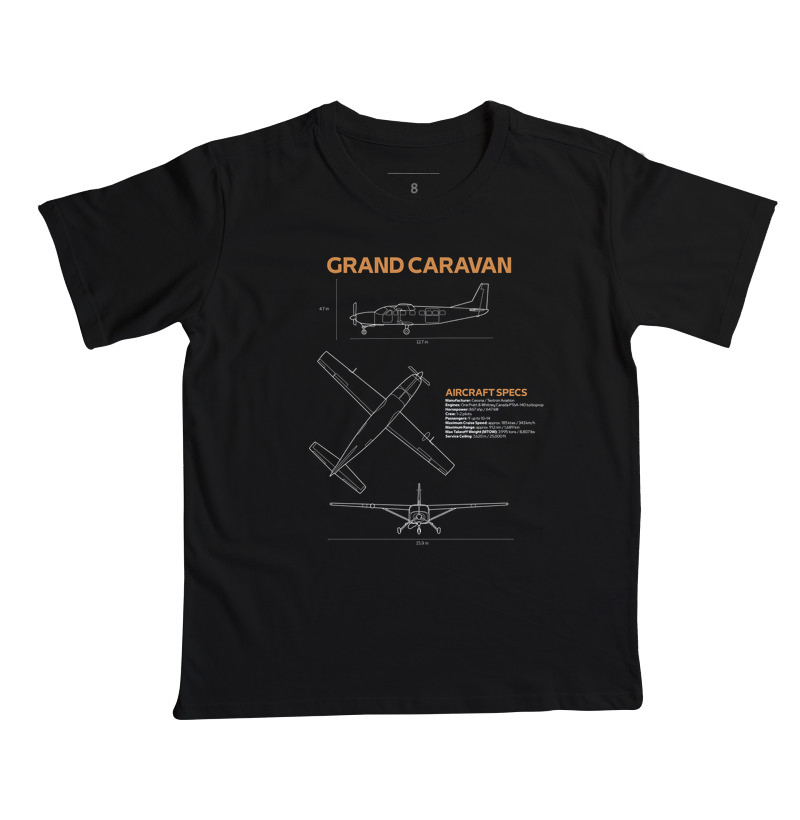 Grand Caravan | Blueprint - Camiseta Infantil