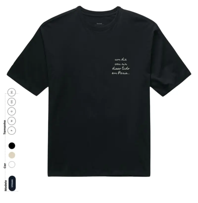 Paris - Camiseta Oversized