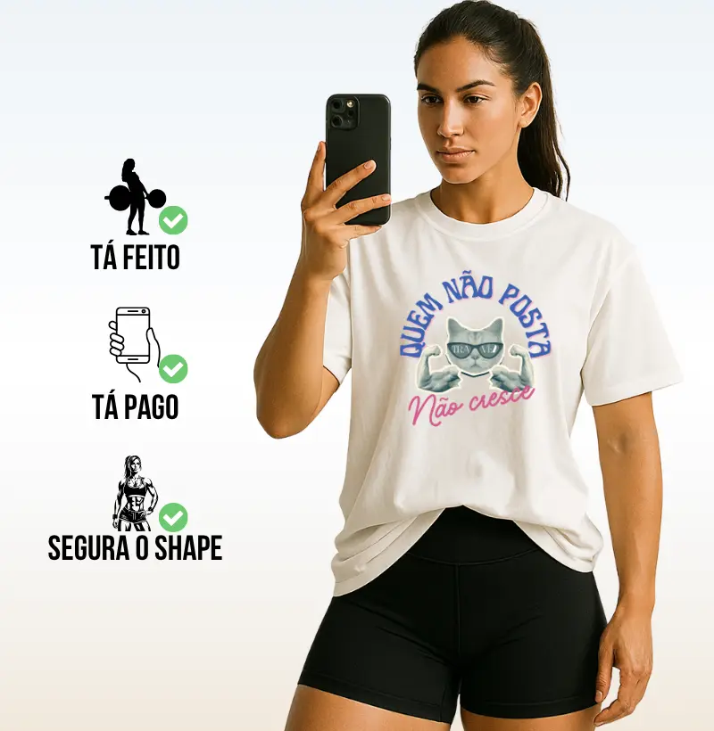 Quem não posta, não cresce