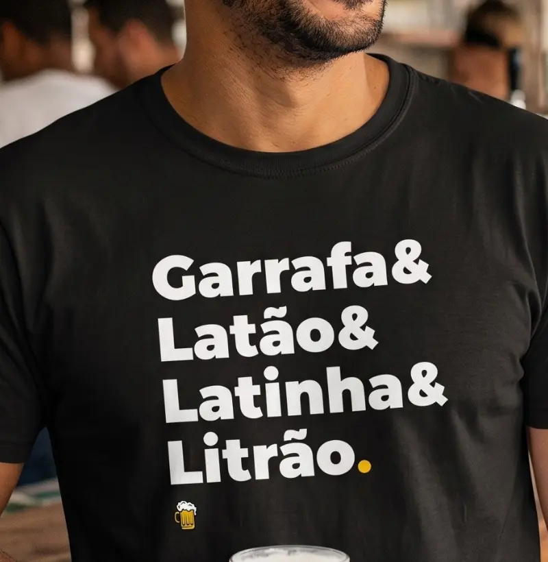 Garrafa Latão Latinha Litrão
